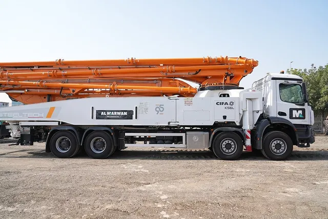 Cifa K56L Concrete Pump Truck Right Side View