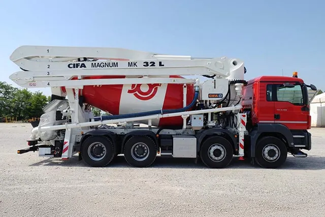 Cifa MK32L truck mixer pump customized