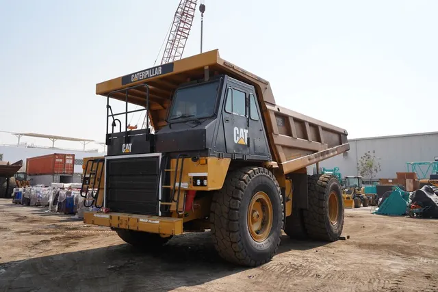 2018 Cat 773E Rigid Dump Truck- Front right view-Al Marwan
