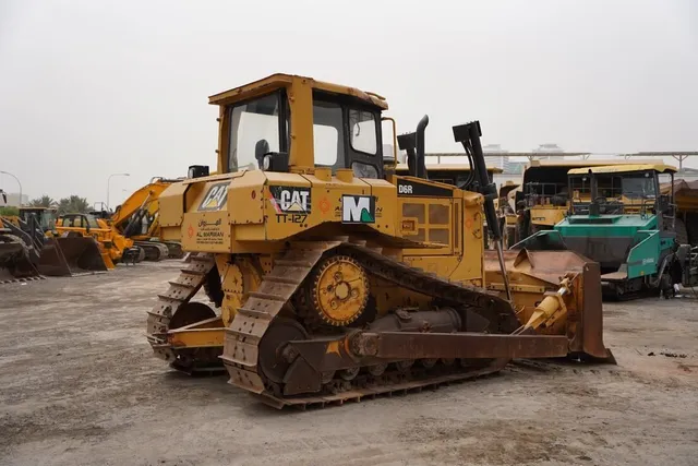 Caterpillar D6R Bulldozer rear right view- Al Marwan Machinery