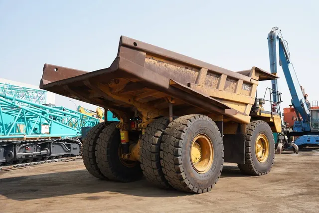 2018 Cat 773E Rigid Dump Truck- Rear right side view-Al Marwan