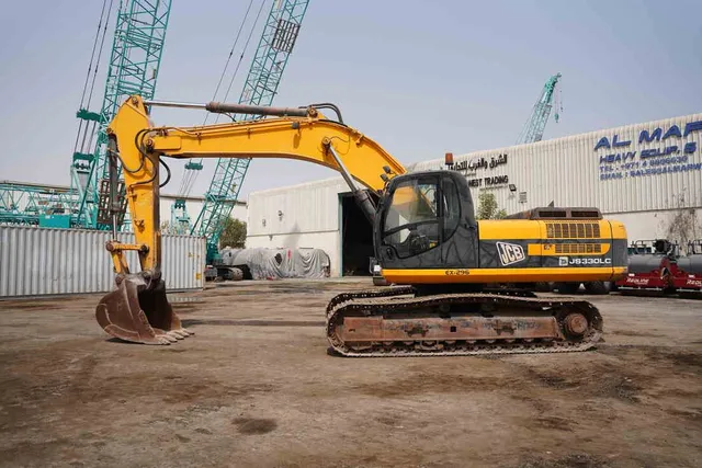 2011 JCB JS330 Track Excavator Left Side View - EX-0296