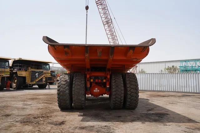 2011 Hitachi EH1100-3 Rigid Dump Truck rear view - Al Marwan Heavy Machinery