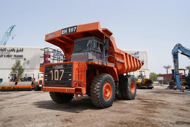 Rigid Dump Truck 2011 Hitachi EH1100-3 - front left view - Al Marwan Heavy Machinery