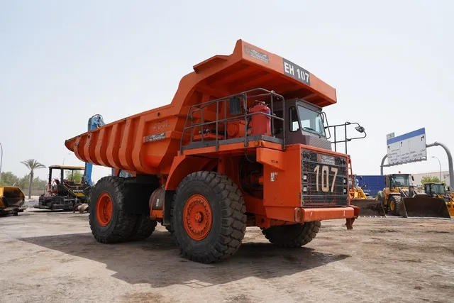 Rigid Dump Truck 2011 Hitachi EH1100-3 - front right view - Al Marwan Heavy Machinery