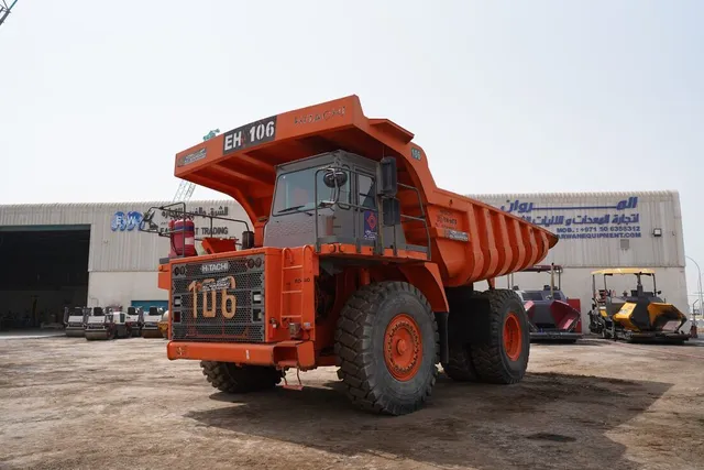 2011 Hitachi EH1100-3 Rigid Dump Truck front left view - Al Marwan Heavy Machinery