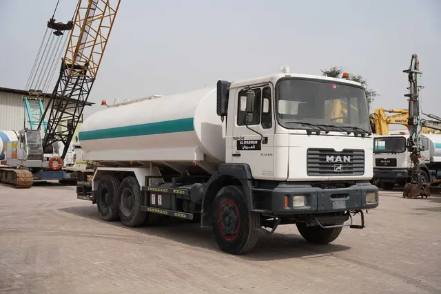 Used MAN 33.373DFC Water Truck-Efficient Water Distribution-Front-Right-View