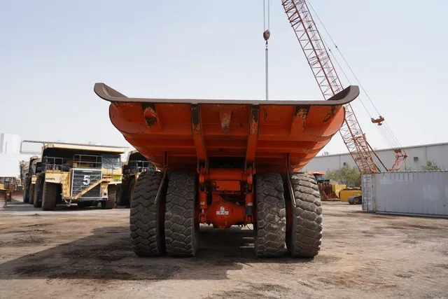 2011 Hitachi EH1100-3 Rigid Dump Truck rear view - Al Marwan Heavy Machinery