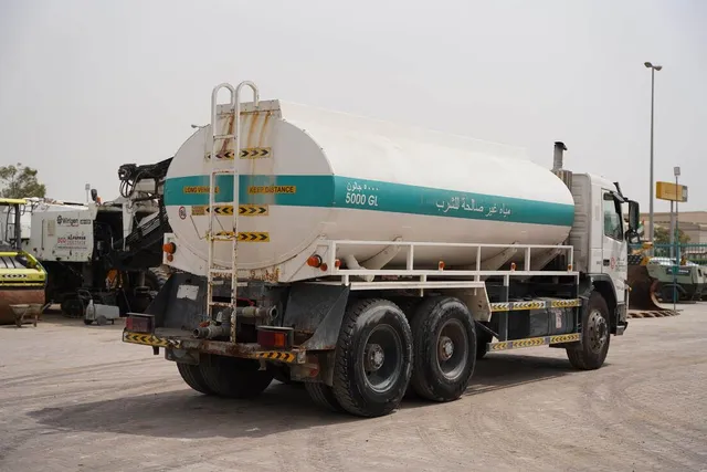 2005 Volvo FM12 6x4 Water Truck-Reliable Water Distribution-Rear-Right-Image