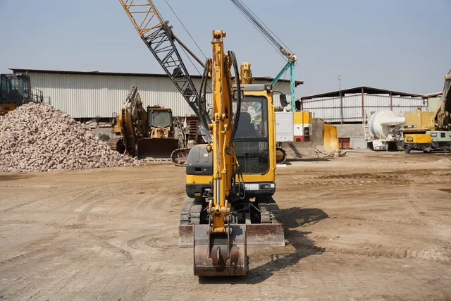 2017 Yuchai YC35-8 Mini Excavator- Front view- Al Marwan