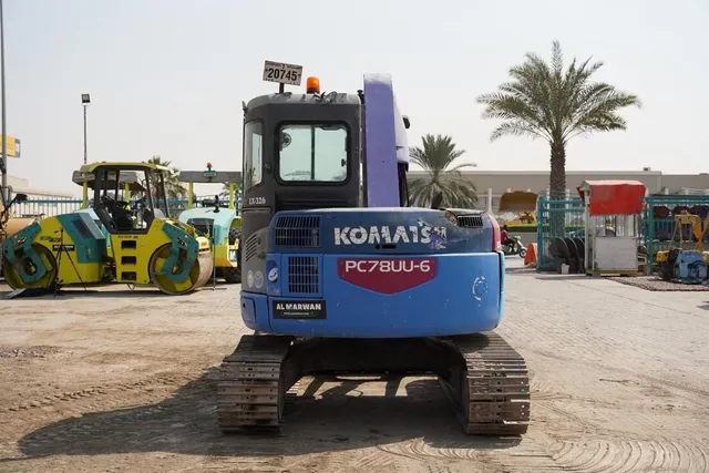 2001 Komatsu PC78UU-6 Mini Excavator EX-0326 | Al Marwan