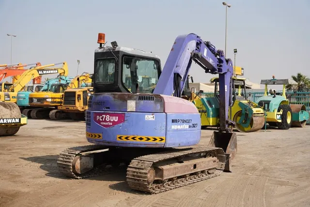 2001 Komatsu PC78UU-6 Mini Excavator EX-0327 | Al Marwan