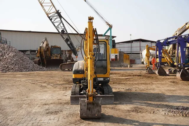 2017 Yuchai YC35-8 Mini Excavator- Front view- Al Marwan