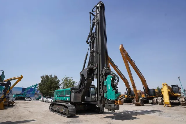 Piling Rig SR35-F with ABI Mobilram TM22-front-right-view