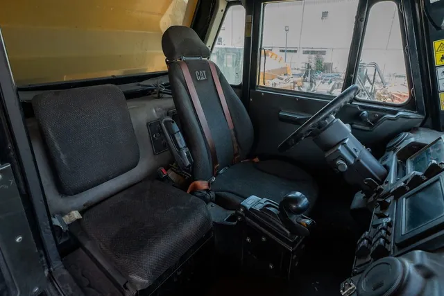 2022 Caterpillar 777E Rigid Dump Truck Inside Cabin VIew