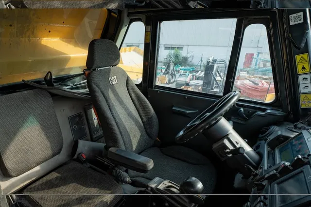 2023 Caterpillar 777 Rigid Dump Truck Inside Cabin View