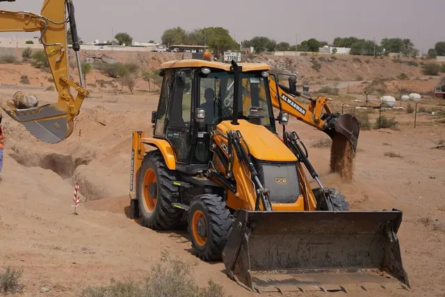 Backhoe loaders for rent JCB & Caterpillar| Al Marwan