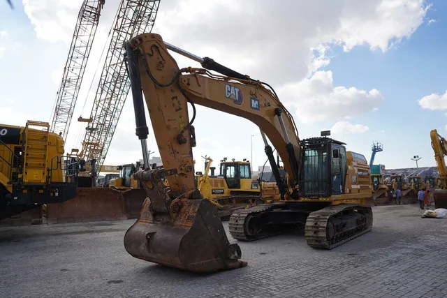 Used Cat 349 Crawler Excavator 2021 Front Left View