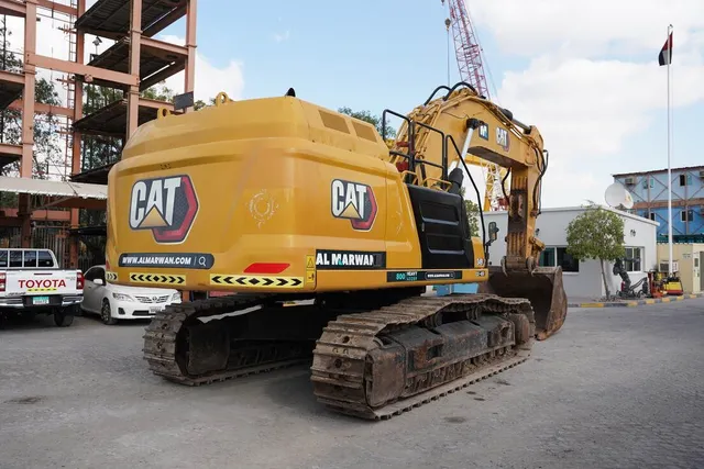 Used Cat 349 Crawler Excavator 2021 Rear Right View