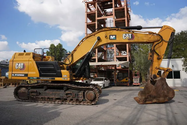 Used Cat 349 Crawler Excavator 2021 Right Side View
