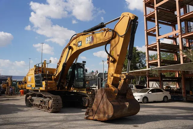 Used Cat 349 Crawler Excavator 2021 Front Right View