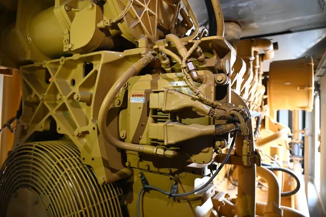2000 Piller DHH Generator Set Caterpillar Powerhouse-valves view-Al Marwan Machinery