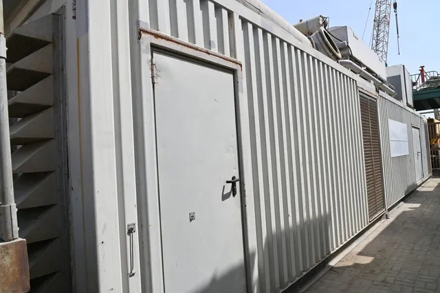 2000 Piller DHH Generator Set Caterpillar Powerhouse-outside view-Al Marwan Machinery