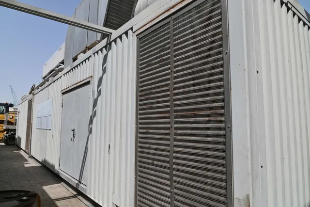 2000 Piller DHH Generator Set Caterpillar Powerhouse-outside view-Al Marwan Machinery