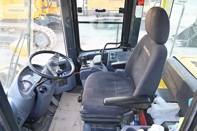 2019 Komatsu WA470-5 Wheel Loader cabin view - Al Marwan Heavy Machinery