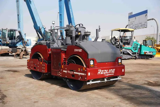 Dynapac Redline DRA90 Double Drum Roller Front Right View