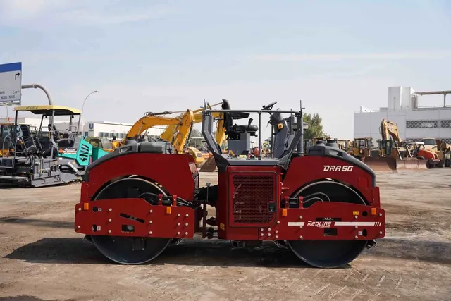 Dynapac Redline DRA90 Double Drum Roller Right View