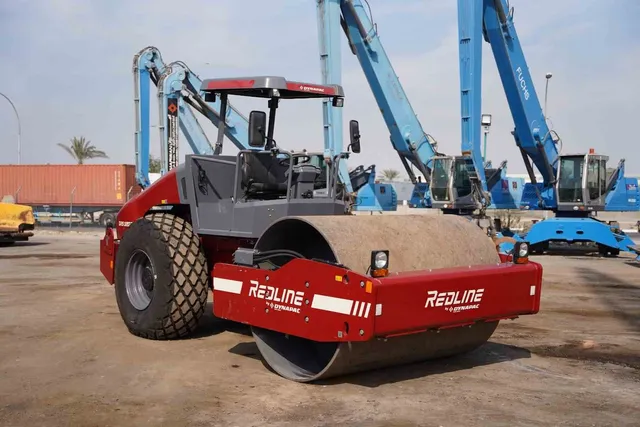 Dynapac Redline DRS120D Single Drum Roller Front Right View