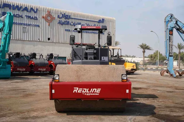 Dynapac Redline DRS120D Single Drum Roller Front View