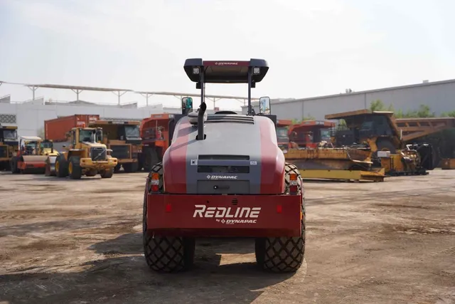 Dynapac Redline DRS120D Single Drum Roller Rear View