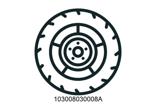 103008030008A Tyres - wheels - drums