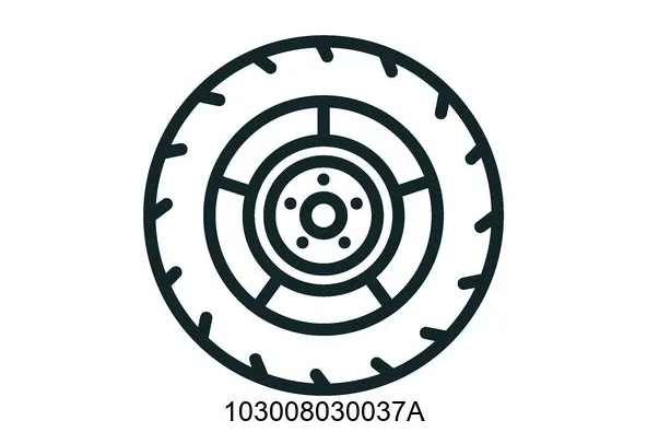 103008030037A Tyres - wheels - drums