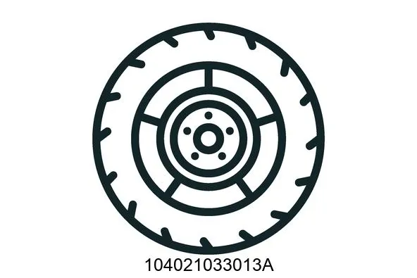 104021033013A Tyres - wheels - drums