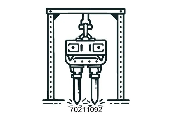 70211092 Frame vibro hammers