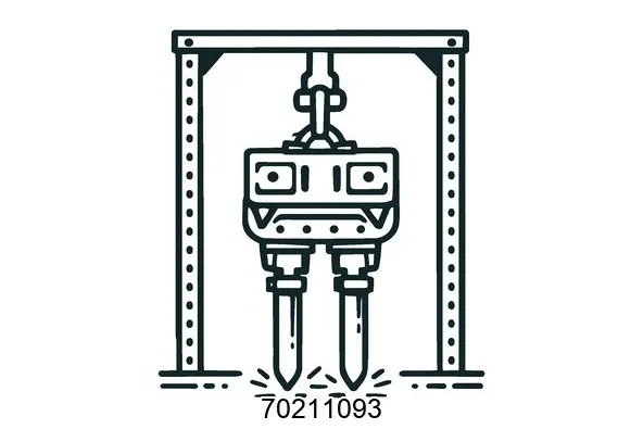 70211093 Frame vibro hammers