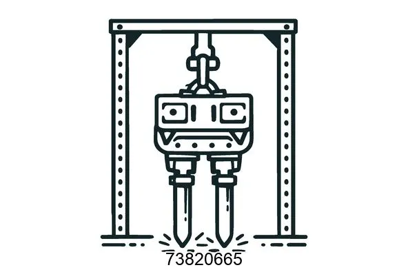 73820665 Frame vibro hammers