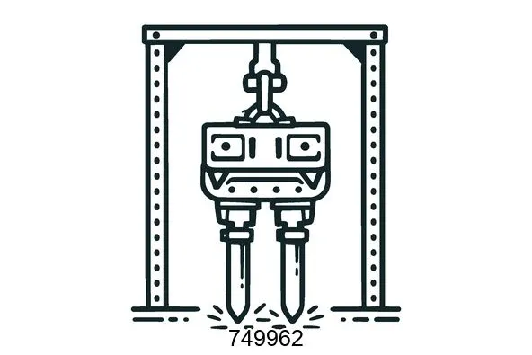 749962 Frame vibro hammers