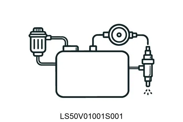 LS50V01001S001 Fuel system components