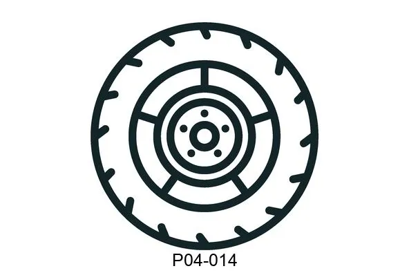 P04-014 Tyres - wheels - drums