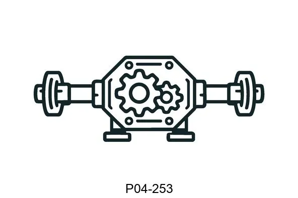 P04-253 axle and differentials