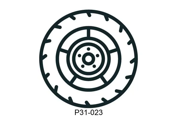 P31-023 Tyres - wheels - drums