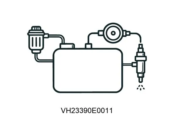 VH23390E0011 Fuel system components