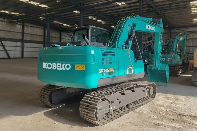 Kobelco SK145XDLC-10E Track Excavator Rear Right View
