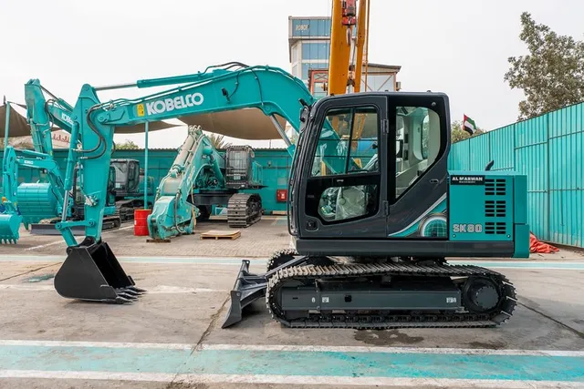 Kobelco SK80-10 Track Excavator Left Side View