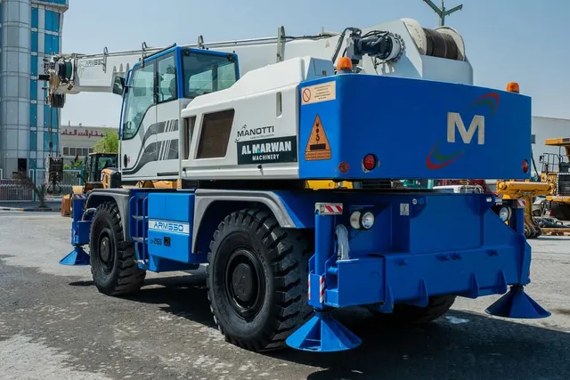 Manitto ARM550 Mobile Crane Left Rear Image
