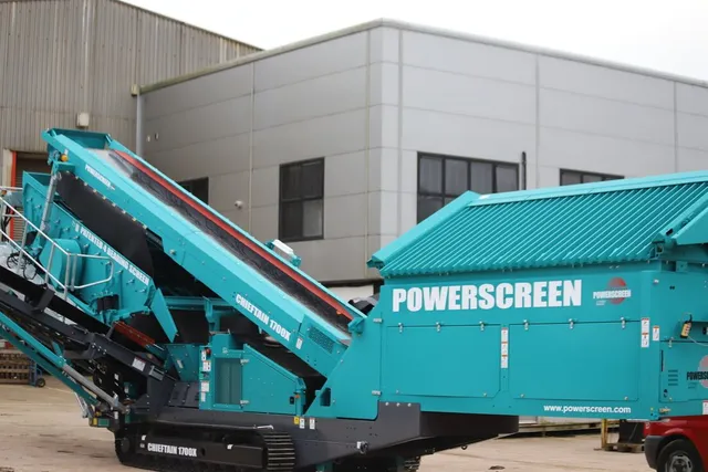 Powerscreen Chieftain 1700X 2 Deck Screener Rear Left View